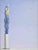 Gino Guida, Iris, 1980s, Oil Painting on Canvas For Sale - Image 4 of 4