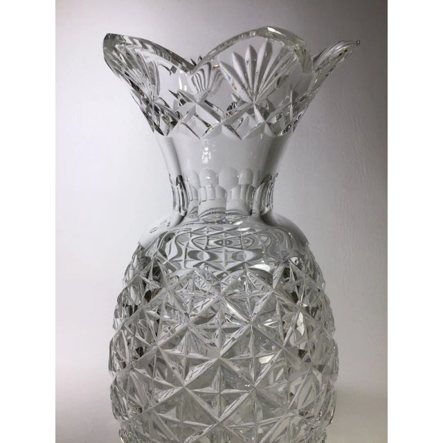 2000’s Waterford Crystal Hospitality Pineapple Vase Chairish