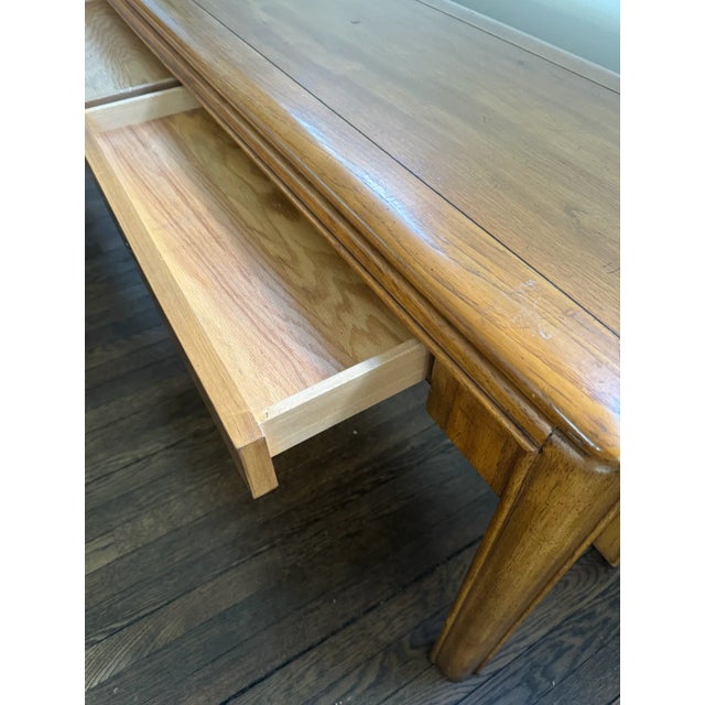 Drexel Mid 20th Century Drexel Vintage Mid Century Console Table For Sale - Image 4 of 12