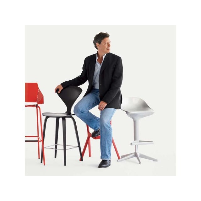 Mid-Century Modern Bar Stool attributed to Norman Cherner, 1950s For Sale - Image 17 of 18