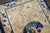 Chinese Early 20th Century Cream and Blue Chinese Peking Rug - 4' x 5'8" For Sale - Image 3 of 7