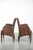 Dining Armchairs in Cowhide Leather, Set of 2 For Sale - Image 4 of 14