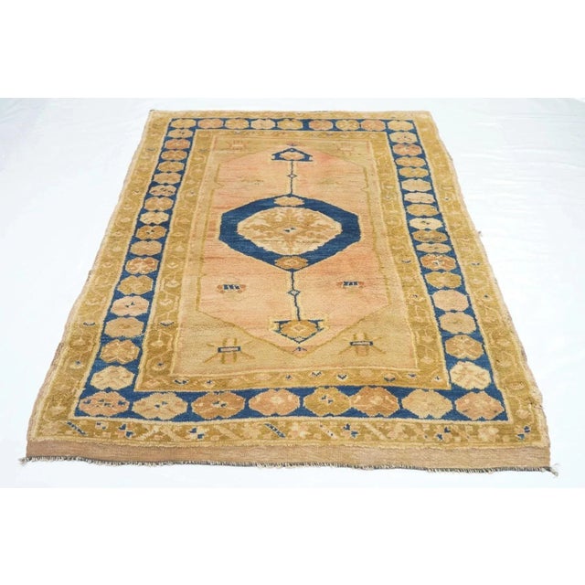Textile Antique Oushak Rug 3'10'' X 5'10'' For Sale - Image 7 of 9