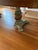 Hollywood Regency Vintage Hollywood Regency Satinwood Extension Dining Table and 8 Cane-Back Chairs For Sale - Image 3 of 12