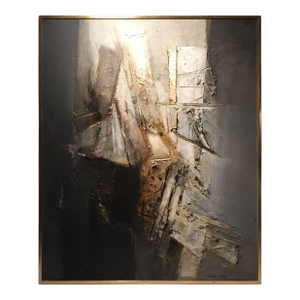 Italian Modern Abstract Expressionist Painting by Giuseppe De Gregorio
