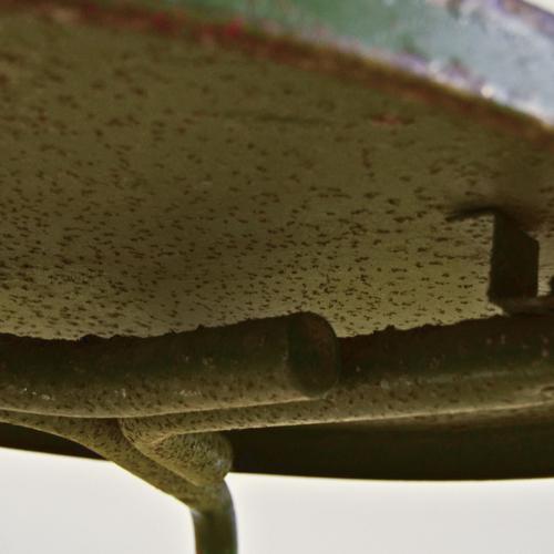 Round Industrial Coffee Table, 1950s For Sale - Image 6 of 9