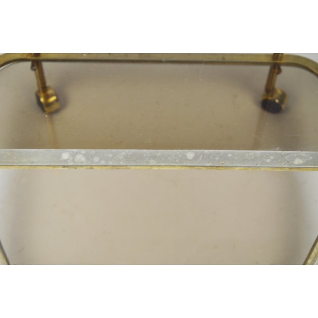 Metal Gold Bar Table, 1980s For Sale - Image 7 of 9