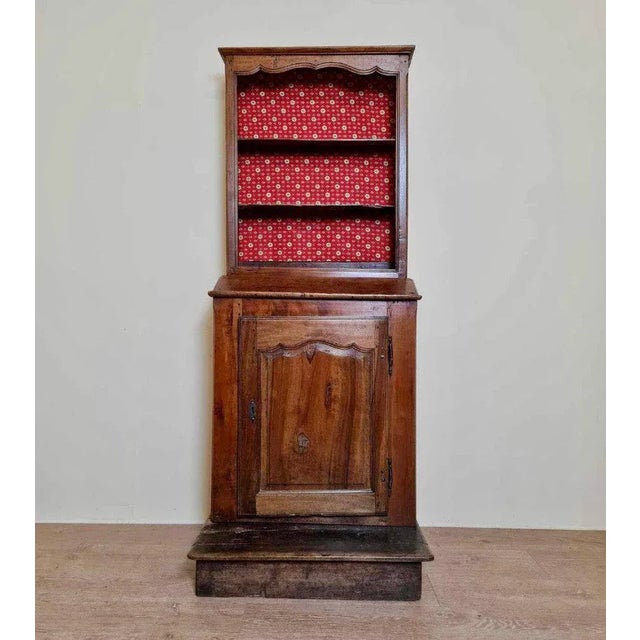 Louis XV Period Cabinet with Shelves For Sale - Image 9 of 10