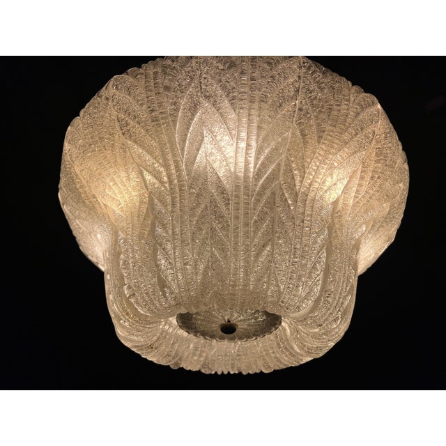 1940s Chandelier attributed to Barovier & Toso, Murano, 1940s For Sale - Image 5 of 17