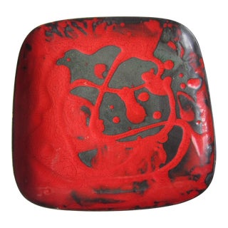 Mid Century Enamel Bowl For Sale