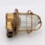 1950s Small Brass and Glass Wall Lamp For Sale - Image 5 of 6