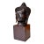 Antique U Thong Bronze Buddha Head Thailand For Sale