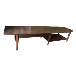 1960s Mid-Century Modern Surfboard Coffee Table by Lane For Sale