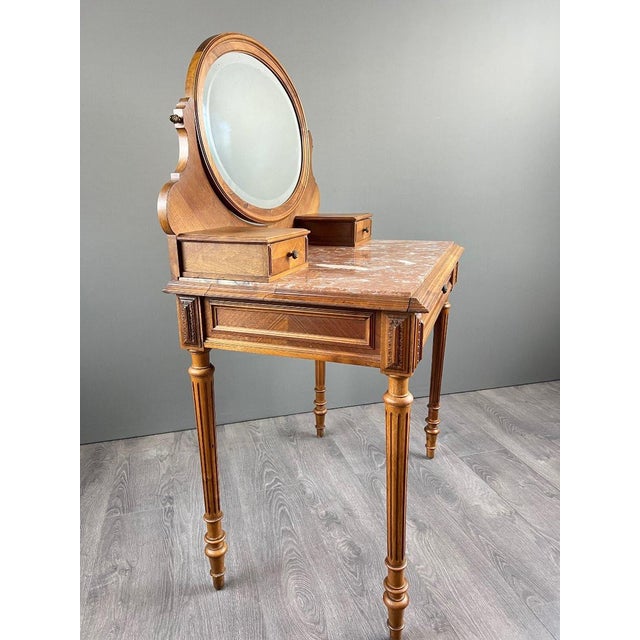 Late 19th Century Louis XVI Style Dressing Table For Sale - Image 9 of 11