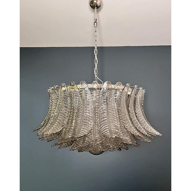 1990s Large Murano Glass Chandelier, 1990 For Sale - Image 5 of 18