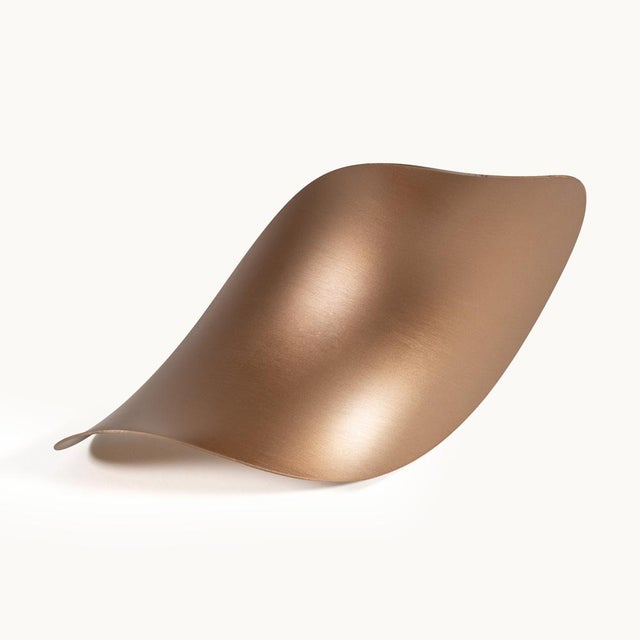 Contemporary Dune 10 Curve Chandelier with Shades in Copper Metallic Tone by Daniel Becker for Moss Objects For Sale - Image 3 of 8