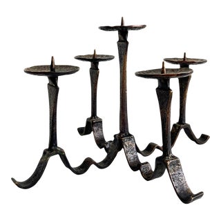 French Jean Royère Style Candelabra For Sale