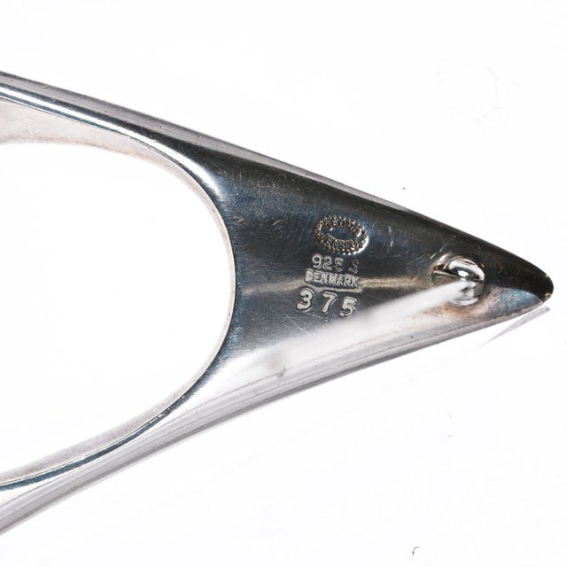 Georg Jensen Henning Koppel for Georg Jensen Modernist sterling pin For Sale - Image 4 of 6