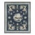 Rug & Kilim’s Pictorial Dragon Rug in Navy Blue, With Geometric Borders For Sale
