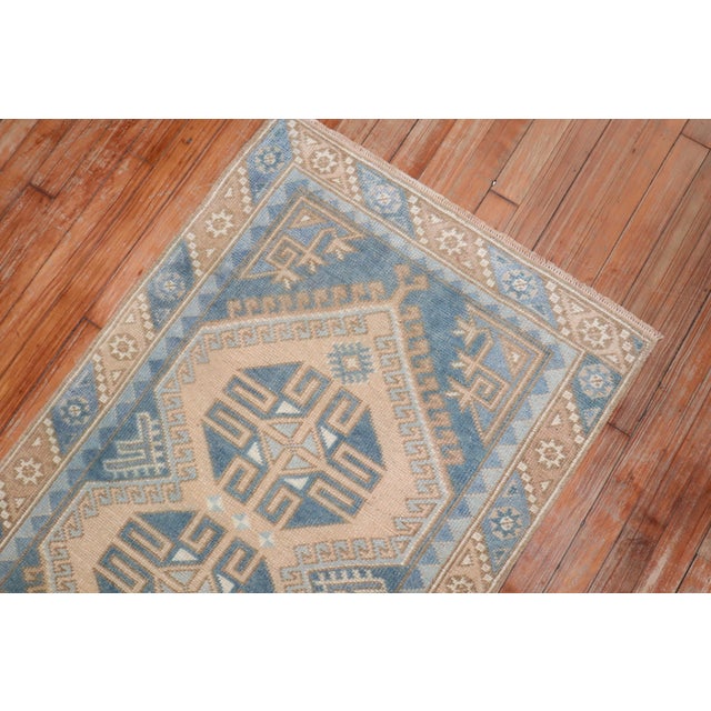 Mid 20th Century Vintage Zabihi Collection Turkish Small Rug - 2'6" x 4' For Sale - Image 5 of 8
