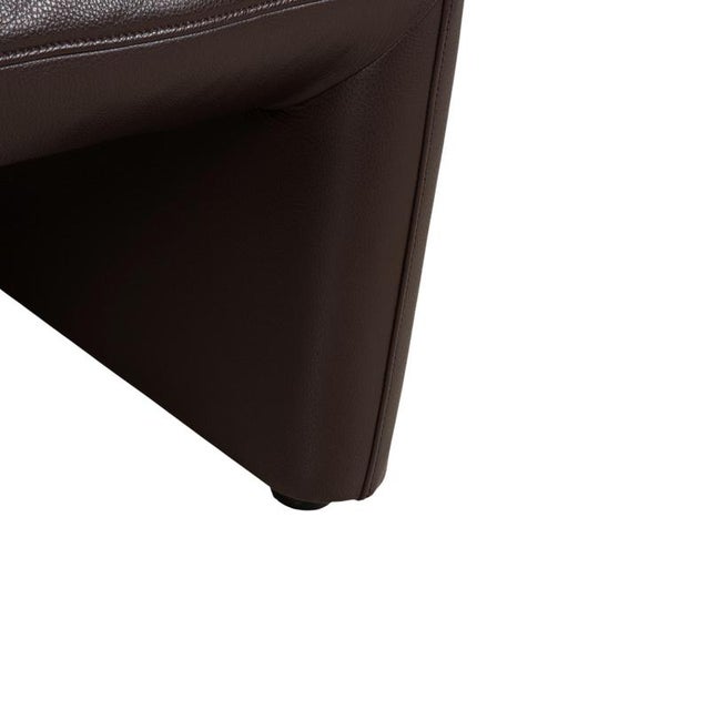 Leather Two-Seater Brown Manual Function Sofa by Jori Linea For Sale - Image 9 of 16