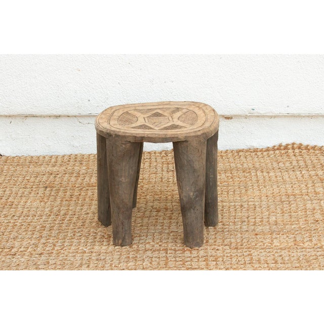 Finely Carved Nupe Pedestal Table For Sale In Los Angeles - Image 6 of 8