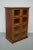 Brown Vintage Dutch Beech & Pine Haberdashery Shop Cabinet / Vitrine, 1950s For Sale - Image 8 of 12