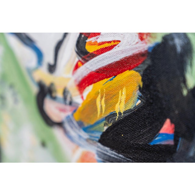 Japanese Geishas, 2010, Canvas Painting For Sale - Image 9 of 16