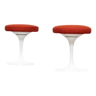 Stools by Eero Saarinen for Knoll, 1970s, Set of 2 For Sale