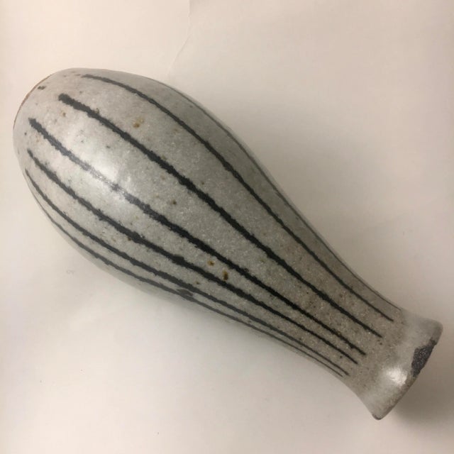 1960s 1960s Modern Style Striped Vase For Sale - Image 5 of 6