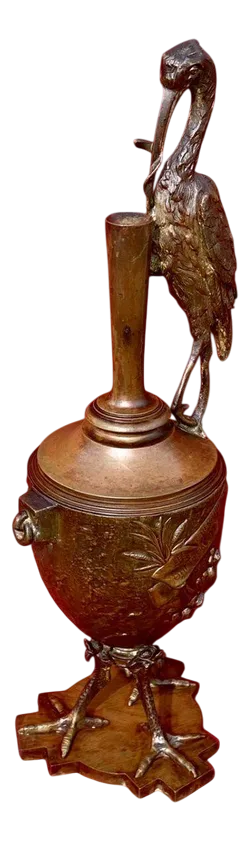Bronze the Frogs Asking For A King by De La Fontaine