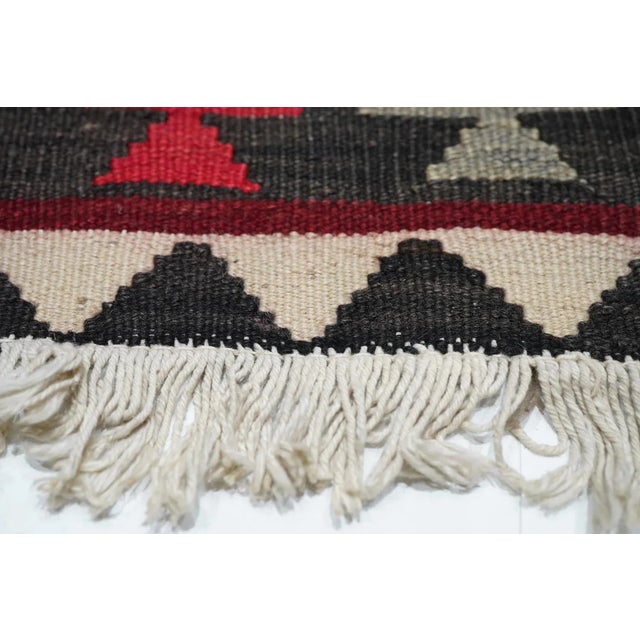 19th Century Vintage Kilim Rug 5'4'' x 10'6'' For Sale - Image 5 of 12