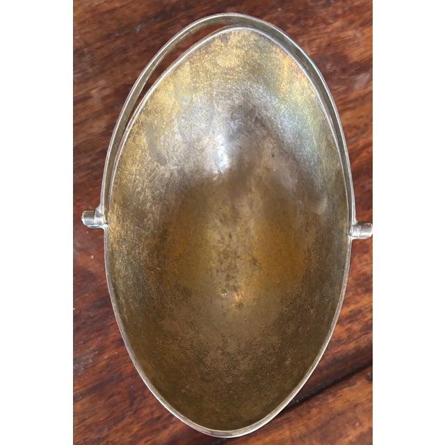 Antique English Silver Plate Swing Handle Sugar Baskets - Collected Pair” Circia 1900” For Sale - Image 15 of 15