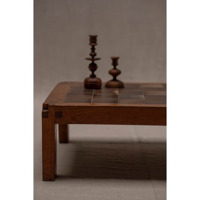 Vintage Model T18 Coffee Table by Pierre Chapo, 1960s For Sale - Image 10 of 11