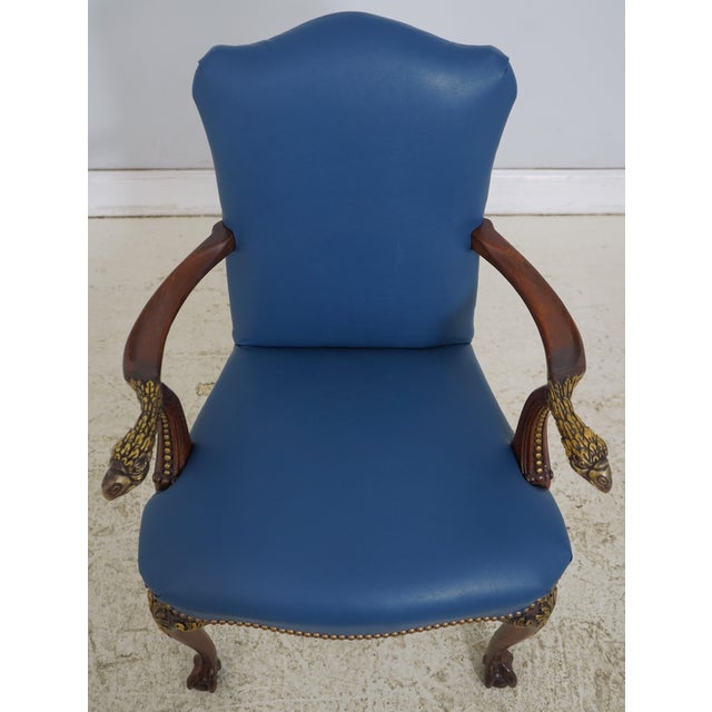 Age: Approx: 20 Years Old Details: Gold Highlights Ball & Claw Feet Fine Carved Details High Quality Construction Queen...
