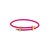Metal Fuchsia Glow Adjustable Gold Rope Bracelet For Sale - Image 7 of 8