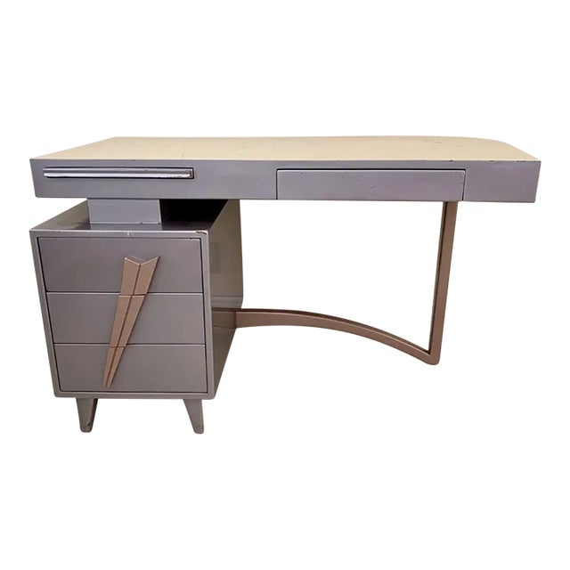1960s Vintage Space Age Style Office Desk For Sale