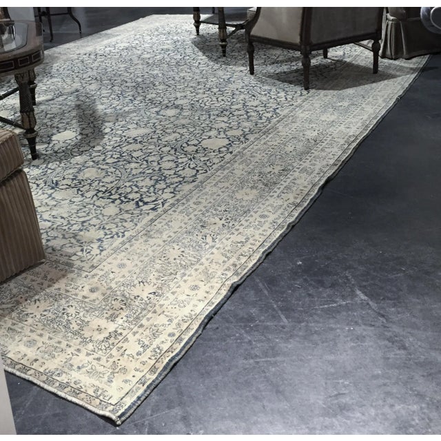 1910s Antique Circa 1910 Millefleur Rug 11' X 17' For Sale - Image 5 of 9
