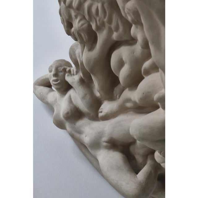 1920s Art Nouveau Zeus & Io Sculpture in Terracotta by Kai Nielsen for Kähler, Denmark, 1922 For Sale - Image 5 of 18