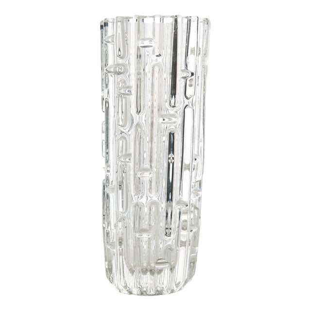 Mid-Century Czech Glass Vases by Frantisek Vizner, 1960s, Set of 2 For Sale