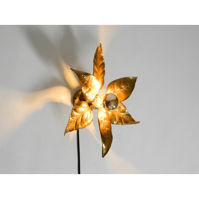 Vintage Florentine-Style Brass Ceiling Lamp by Willy Daro for Massive, Belgium, 1970s For Sale - Image 12 of 18