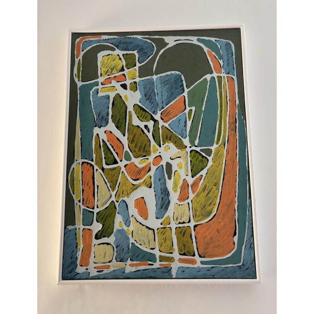 Francesco Magli (*1945), Abstract Painting, Pittura, Acrylic on Canvas, 1979, Italy For Sale - Image 9 of 12