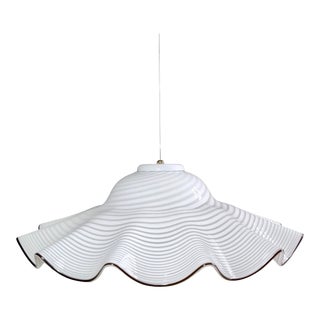 1980s Large Murano Glass Pendant Lamp, Italy For Sale