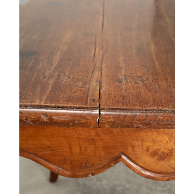 18th Century Country French Provincial Walnut Writing Desk For Sale - Image 12 of 18