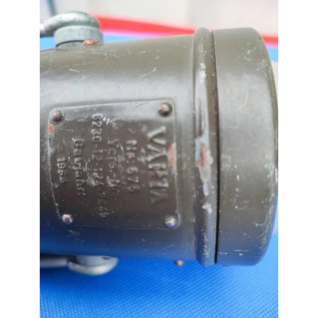 Industrial Industrial Table Lamp from Varta, 1964 For Sale - Image 3 of 11