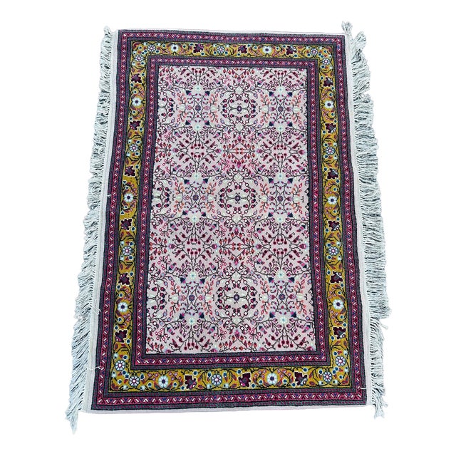 Vintage Craft Rug, 1980s For Sale