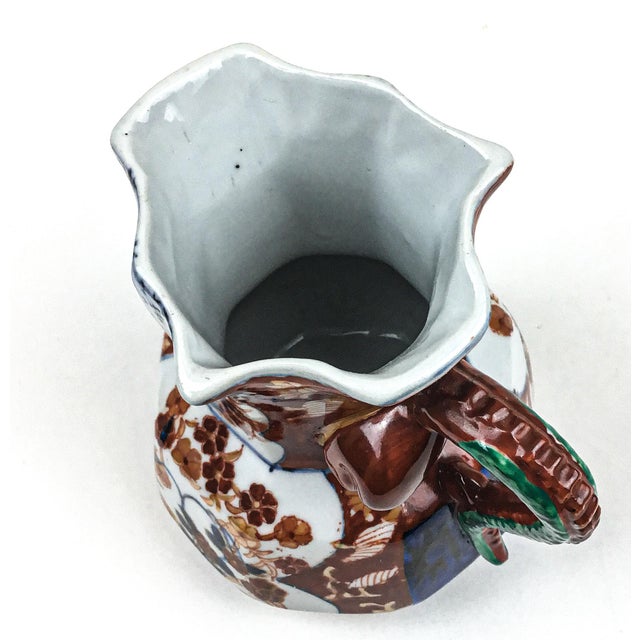 1890 Japan Imari Tankard Porcelain Vase For Sale - Image 10 of 13