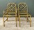 This striking set of four vintage Italian dining chairs exemplifies the elegance and craftsmanship of mid-century modern...