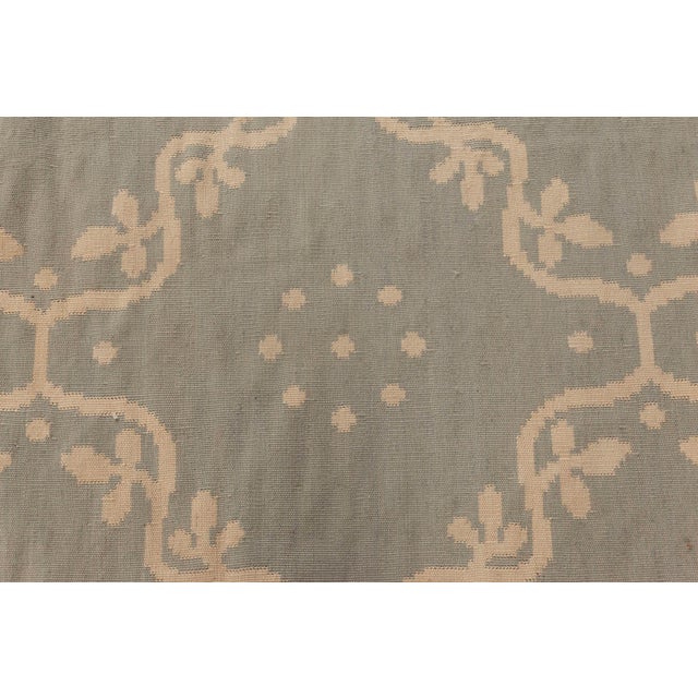 Modern Modern Aubusson Design Blue, White Rug by Doris Leslie Blau For Sale - Image 3 of 7