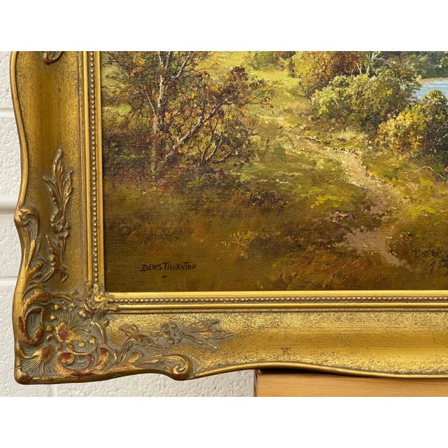 Irish Landscape Art - Original Post-War Painting of Mournes From Duldrum Ireland by Modern Artist, 1980 Circa For Sale - Image 9 of 13